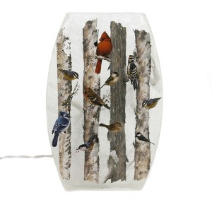 Stony Creek 9.75 In Birds Lighted Glass Vase Trees Branches Novelty Sculpture Lights - 1 of 2