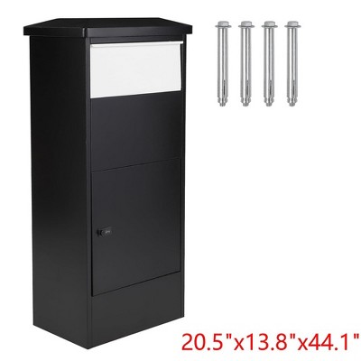 20.5"x13.8"x44.1" Package Letter Delivery Boxes Coded Lock Home Drop Container