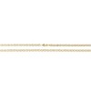 10k Tri-Color Gold 3.5mm Valentino Heart Link Chain Bracelet or Anklet - 3 of 4