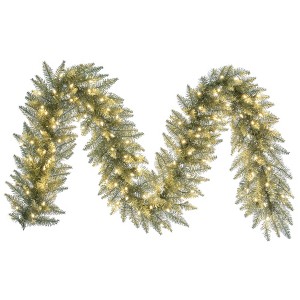 Vickerman Champagne Artificial Christmas Garland - 1 of 4