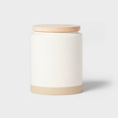 Glass Storage Canister with wood lid - Small - Threshold™