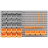 FONTOI Wall Mounted Pegboard Tool Organizer Rack Kit with Various Sized Storage Bins, Pegboard, Hooks, Orange, 8.8"*37.5"*21.3" - 4 of 4