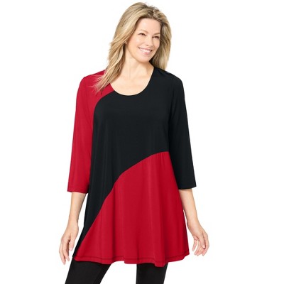 classic red black