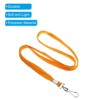 Unique Bargains Polyester Wear-resistant Lightweight Name Tag Neck Lanyards with Hook 10 Pcs - 3 of 4