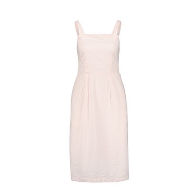 Hope & Henry Womens' Seersucker Sheath Dress (light Pink Seersucker, 12 ...