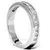 Pompeii3 950 Platinum 5/8ct Princess Cut Diamond Wedding Ring - 2 of 4