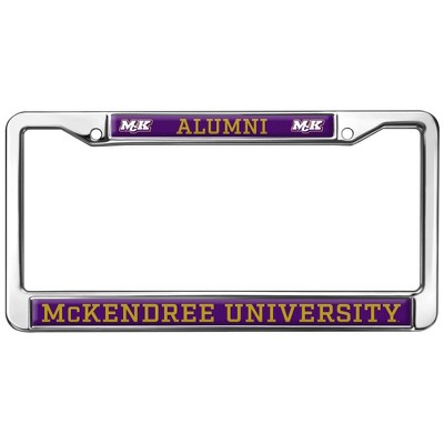 McKendree University Alumni Full Size Standard License Plate Metal Frame