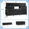 55" Fabric Dresser with 14 Drawers, 2 Shelves & Side Pocket, Sturdy Steel Frame, Wood Top, Anti-Tip Kit for Bedroom and Living Room - 2 of 4
