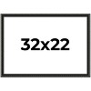 PosterPalooza | Antique Black Picture Frame - UV Acrylic, Backing Board, Hanging Hardware Included - 2 of 4