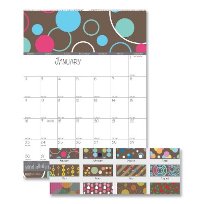 House of Doolittle 100% Recycled Bubbleluxe Wall Calendar 12 x 16.5 2022 341