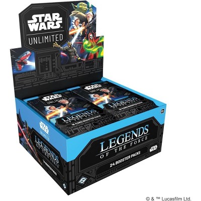Fantasy Flight Games Star Wars: Unlimited TCG Legends of The Force Booster Box - 24 Packs Featuring Jedi, Sith & Iconic Characters