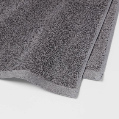 Dark Gray Cotton Washcloth Set