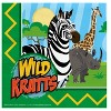 Treasures Gifted Wild Kratts Napkins - Wild Kratts Party Supplies - 16 Pack - 2 of 4