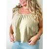 Women's Layken Ruffled Shoulder Top - MABLE M - 4 of 4