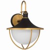 Crystorama Lighting Atlas 3 - Light Sconce in  Matte Black/Textured Gold - 2 of 3