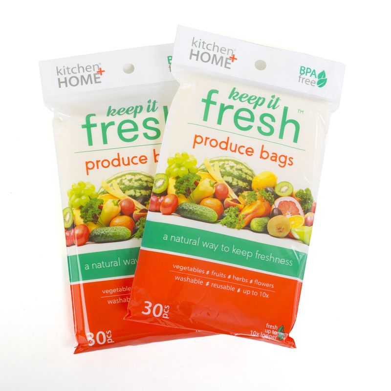 Kitchen + Home Keep it Fresh Produce Freshness Green Bags, 1 of 7