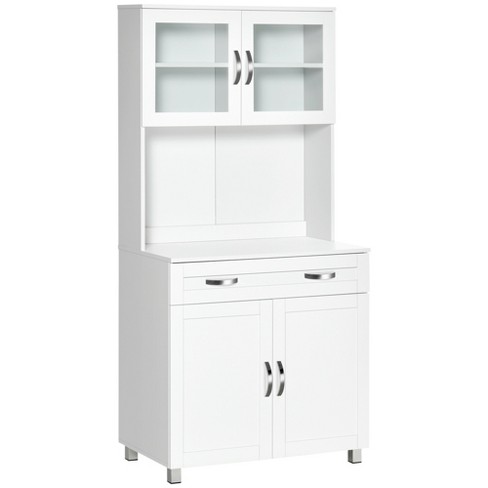 Freestanding Kitchen Pantry Cabinet with Buffet Cupboard, Storage