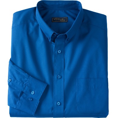 KingSize Men's Big & Tall Tall Wrinkle-Free Button-Down Collar Dress Shirt
