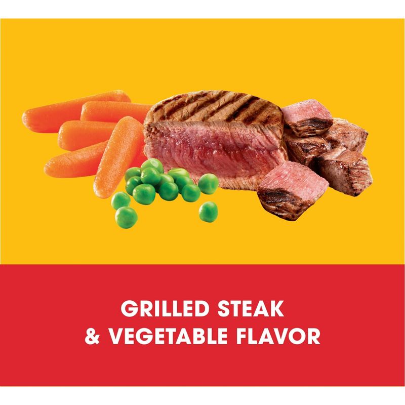Pedigree Grilled Steak & Vegetable Flavor Small Dog Adult Complete Nutrition Dry Dog Food, 4 of 11