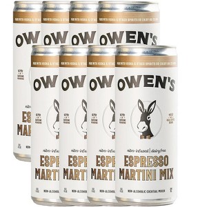 Owen’s Craft Mixers | Espresso Martini | Handcrafted in the USA with Premium Ingredients | Vegan & Gluten-Free Soda Mocktail and Cocktail Mixer - 1 of 4