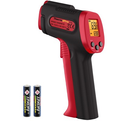 Thermopro Tp450w Dual Laser Temperature Gun For Cooking, Digital Infrared  Thermometer For Pizza Oven Grill, Laser Thermometer Gun : Target