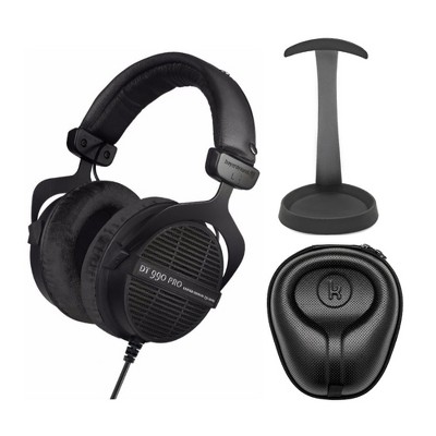 Beyerdynamic DT 990 PRO Studio Headphones (Ninja Black, Limited Edition) Bundle