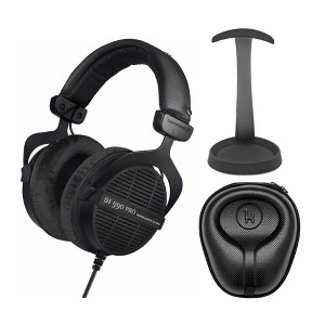 Beyerdynamic DT 990 PRO Studio Headphones (Ninja Black, Limited Edition) Bundle - 1 of 3