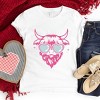 Cow Heart Glasses Glitter - Youth Short Sleeve Graphic T-Shirt - 2 of 4