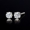 Ross-Simons 0.33 ct. t.w. Lab-Grown Diamond Stud Earrings in Sterling Silver - 3 of 4