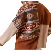 Women's Aztec Color Block Thermal Top - Plus - BiBi - 3 of 4
