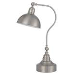 Metal Adjustable Desk Lamp Brushed Steel - Cal Lighting