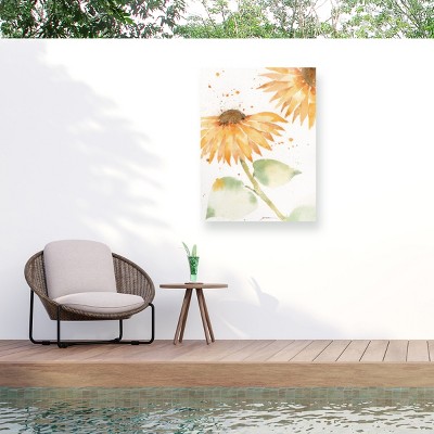 Sheila Golden Summer Sunflowers Outdoor Canvas Art