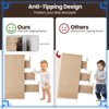 8-Drawer Rattan Dresser, Boho Modern Wood Storage Chest with Ample Space for Bedroom, Living Room, Entryway, Natural - 4 of 4
