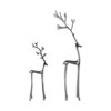 Storied Home Tall Cast Aluminum Reindeer, gunmetal finish - 2 of 4