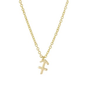 Adornia 14k Gold Plated Zodiac Necklace - 1 of 2