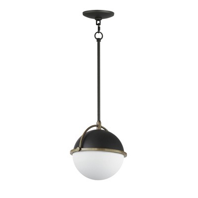 Maxim Lighting Duke 1 - Light Pendant in  Black/Weathered Brass