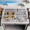 GustoWave Utility Sink, Stainless Steel Kitchen Sink for Restaurant Laundry Room Bathroom Garage Garden, Silver - 3 of 4