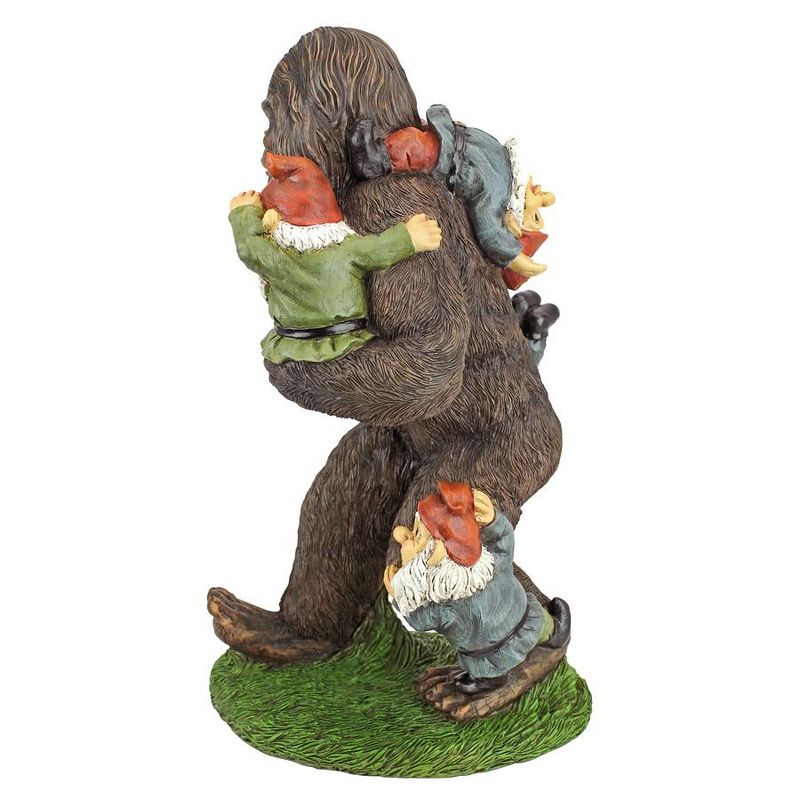 Design Toscano Schlepping The Garden Gnomes Bigfoot Statue, 5 of 6