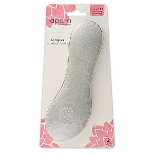 Sof Sole Apara Women's Sueded Slingie Shoe Insoles 2-Pack - Tan/Gray - 1 of 1