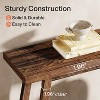 HDZNVF 70.9 Inches Extra Long Farmhouse Console Table, Solid Wood Entryway Table with 2-Tier Open Storage - 3 of 4