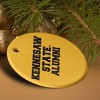 Kennesaw State Owls Alumn Porcelain Holiday Christmas Tree Ornament - 4 of 4