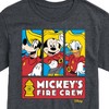 Men's - Disney - Mickey Goofy Donald Firefighter Crew Short Sleeve Graphic T-Shirt - 2 of 4