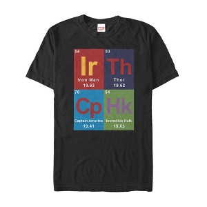 Men's Marvel Avengers Periodic Elements T-Shirt - 1 of 4