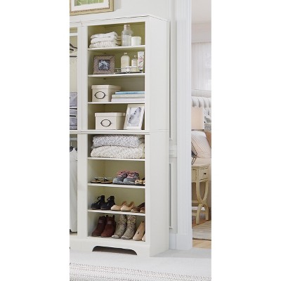 target white shelf unit