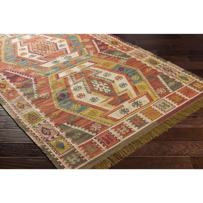 Hauteloom Rectangle Area Rug   Burnt Orange