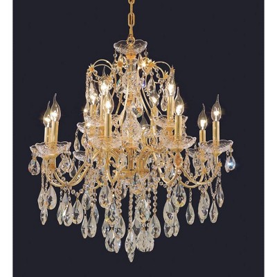 Elegant Lighting St. Francis 12 - Light Chandelier in  Gold