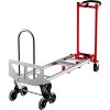 3-in-1 Heavy Duty Foldable Convertible Hand Truck with Wheels, 800 lbs Capacity Dolly Cart for Moving, Shopping, Travel - 4 of 4