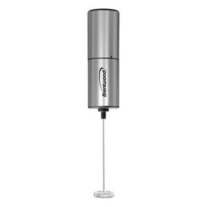 Brentwood Battery-Operated Electric Milk Frother and Drink Mixer with Stainless Steel Whisk in Silver - 1 of 4