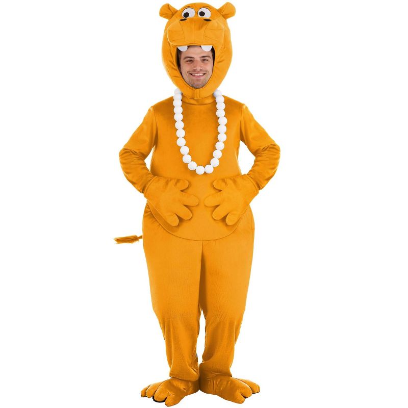 HalloweenCostumes.com Orange Hungry Hungry Hippos Adult Costume, 1 of 12