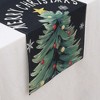 Unique Bargains Table Runner Rectangular Winter Christmas Pattern 17 Linen Colorful 1 Pc - 3 of 3